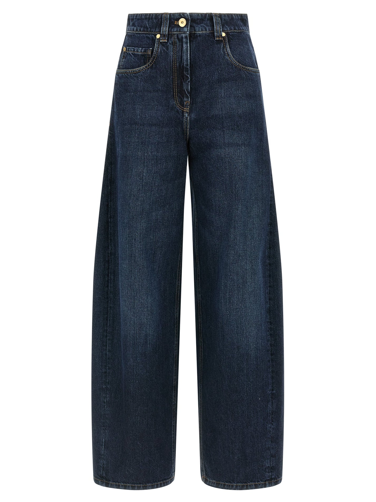 BRUNELLO CUCINELLI - BRUNELLO CUCINELLI - ’Wide Barrel full lenght’ jeans - Women’s Bottoms