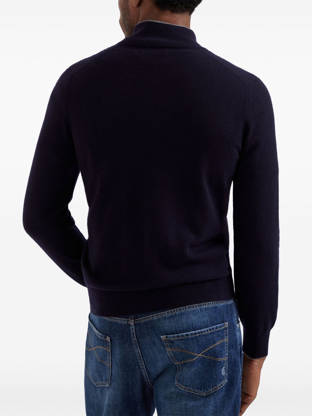 Brunello Cucinelli - Brunello Cucinelli Sweaters Blue - Topwear