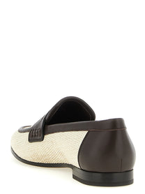 BRUNELLO CUCINELLI - BRUNELLO CUCINELLI - Raffia loafers - Women’s Shoes