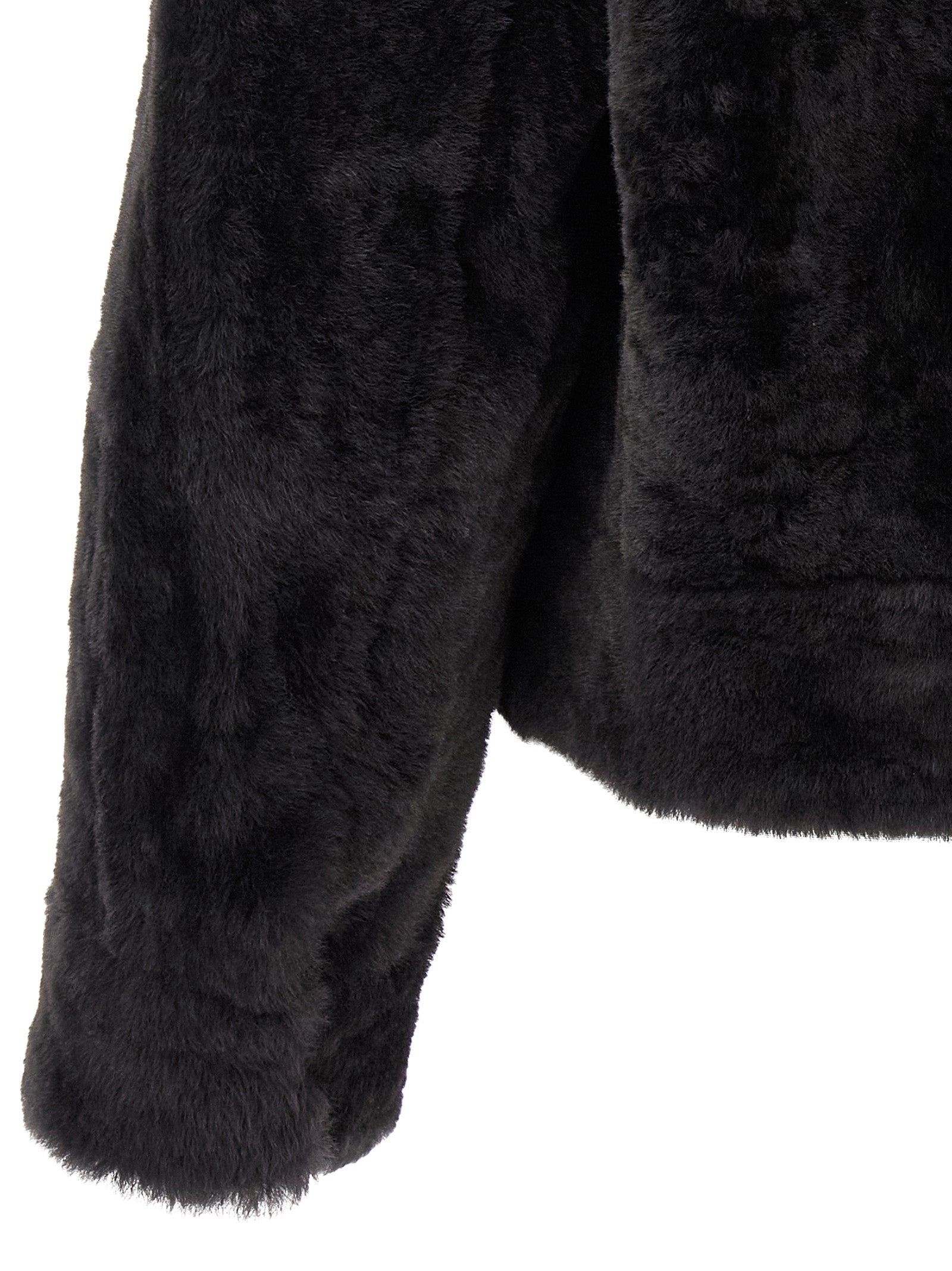 BRUNELLO CUCINELLI - BRUNELLO CUCINELLI - ’Shiny Zipper Pull’ shearling jacket - Women’s Outerwear