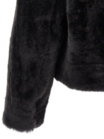 BRUNELLO CUCINELLI - BRUNELLO CUCINELLI - ’Shiny Zipper Pull’ shearling jacket - Women’s Outerwear