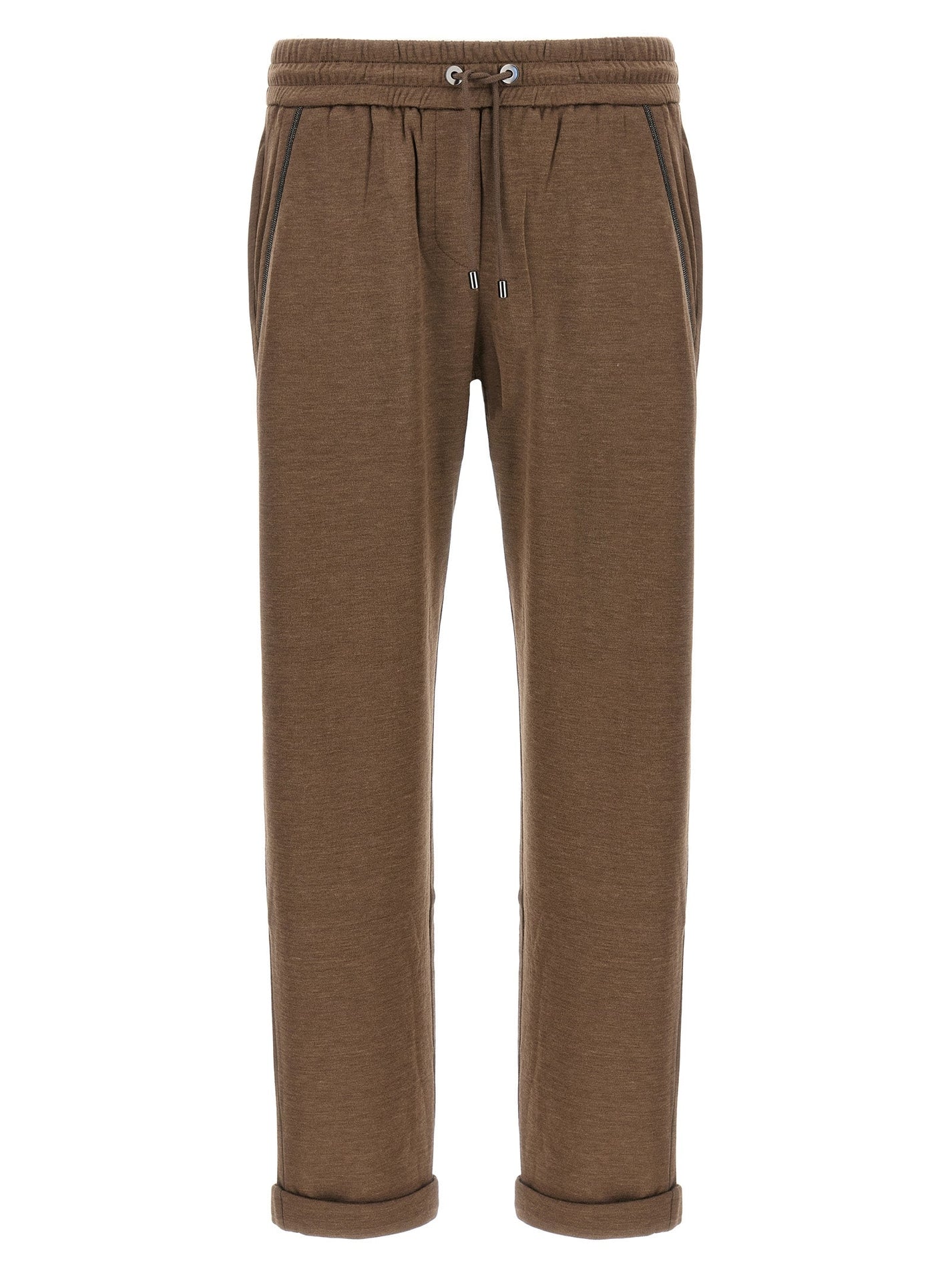 BRUNELLO CUCINELLI - BRUNELLO CUCINELLI - ’Shiny Pocket Detail’ joggers - Women’s Bottoms