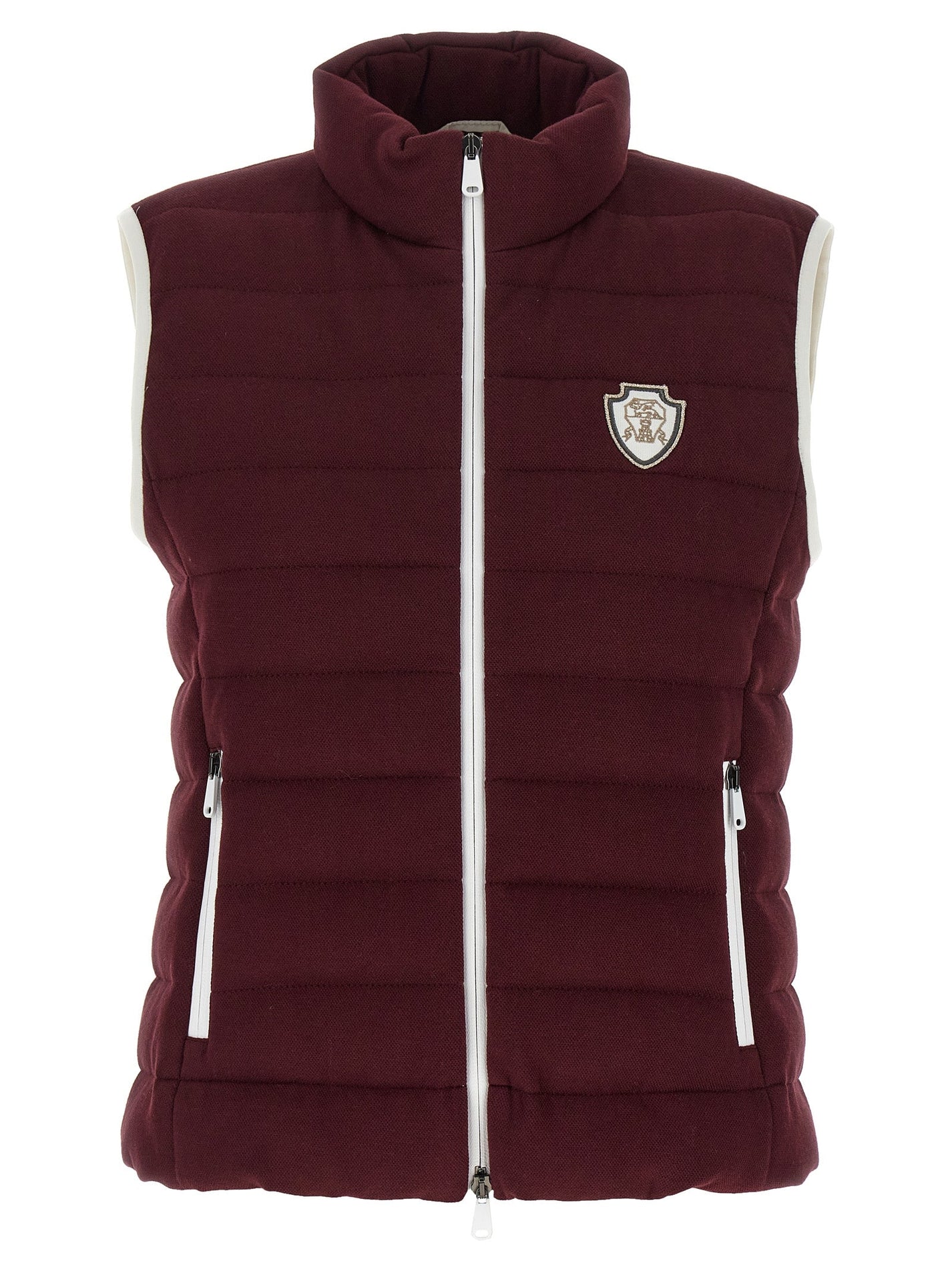 BRUNELLO CUCINELLI - BRUNELLO CUCINELLI - Logo vest - Women’s Outerwear