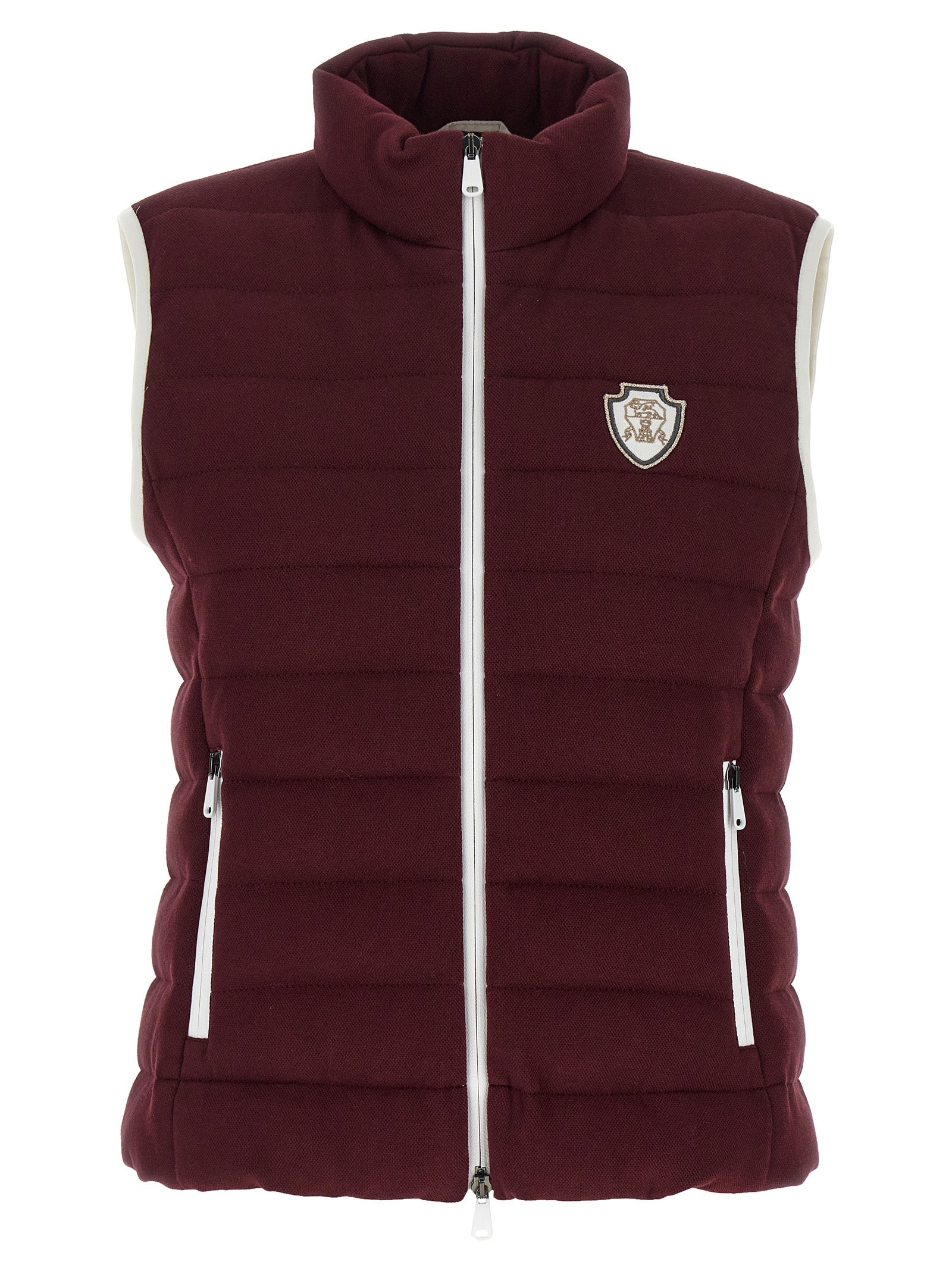 BRUNELLO CUCINELLI - BRUNELLO CUCINELLI - Logo vest - Women’s Outerwear