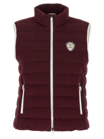 BRUNELLO CUCINELLI - BRUNELLO CUCINELLI - Logo vest - Women’s Outerwear