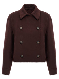 BRUNELLO CUCINELLI - BRUNELLO CUCINELLI - Monile cashmere coat - Women’s Outerwear