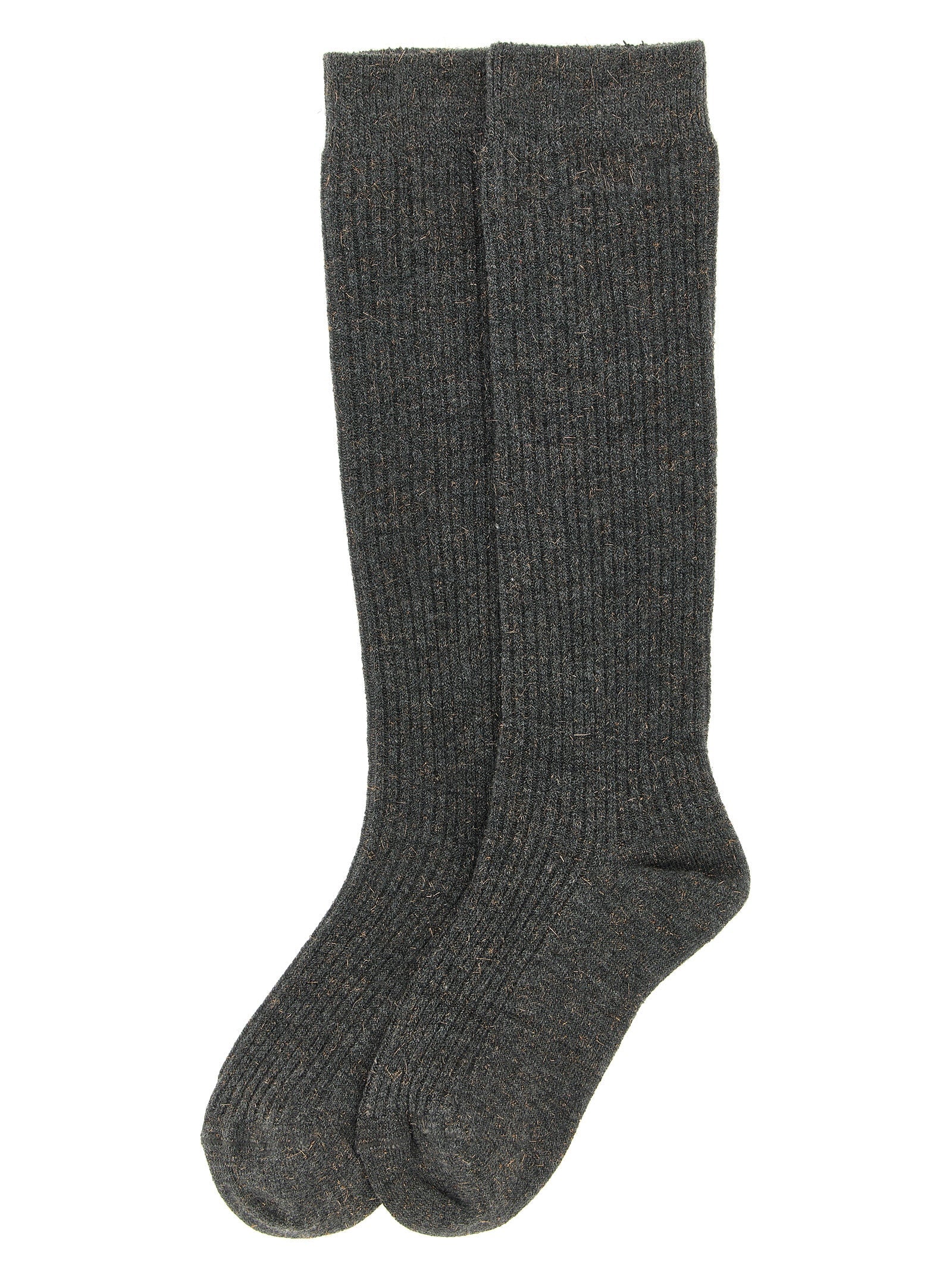 BRUNELLO CUCINELLI - BRUNELLO CUCINELLI - ’Sparkling’ ribbed socks - Women’s Accessories