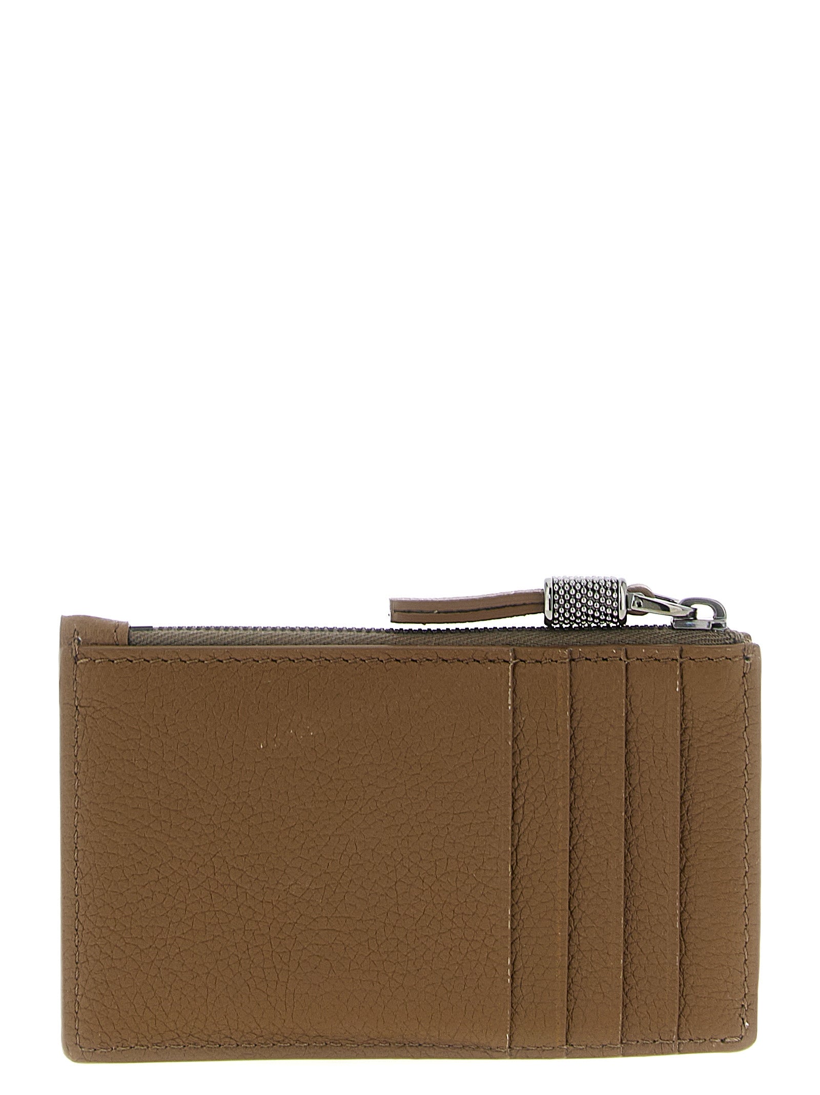 BRUNELLO CUCINELLI - BRUNELLO CUCINELLI - ’Shiny Zipper Pull’ card holder - Women’s Accessories