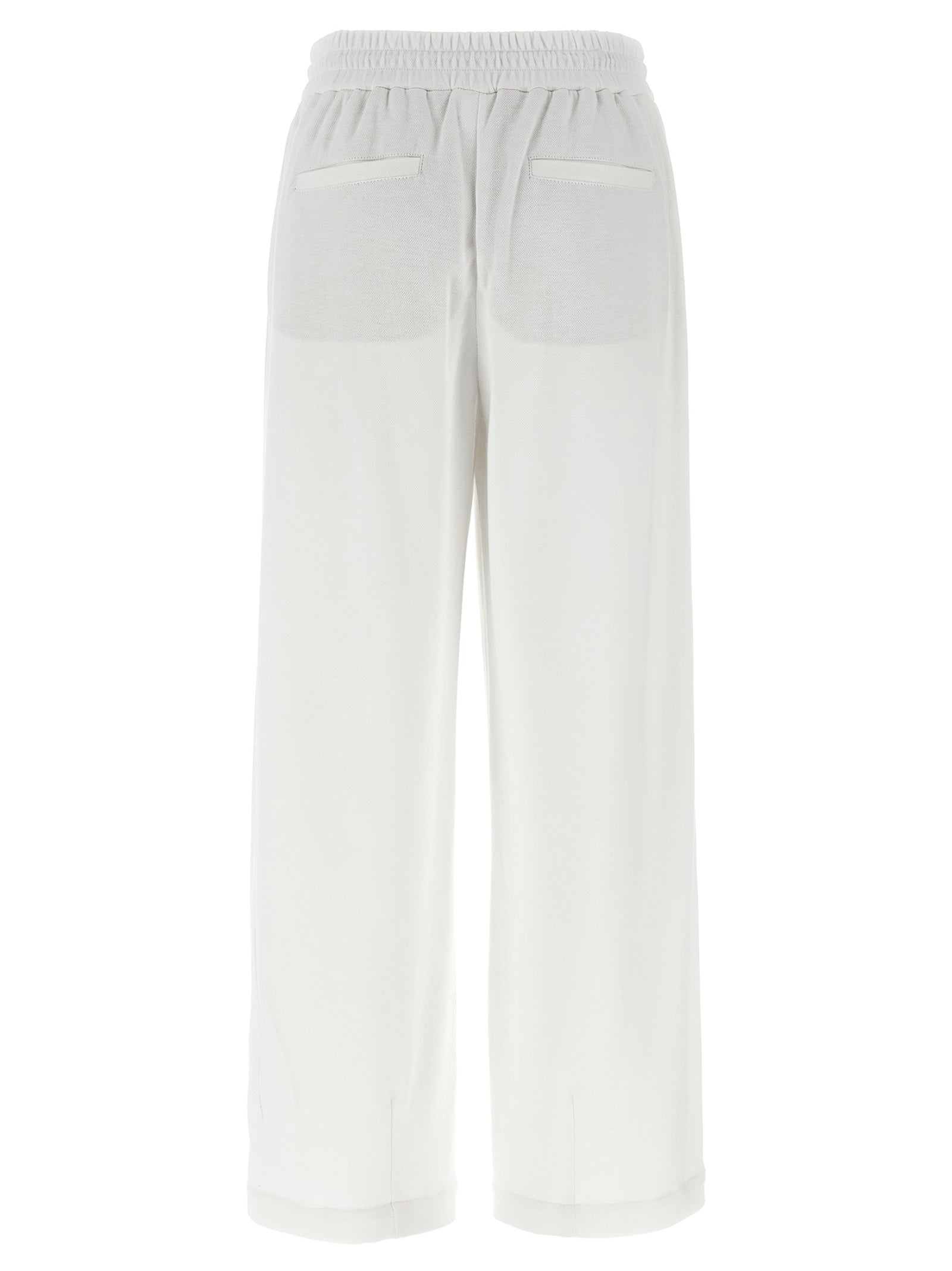 BRUNELLO CUCINELLI - BRUNELLO CUCINELLI - Piqué cotton joggers - Women’s Pants