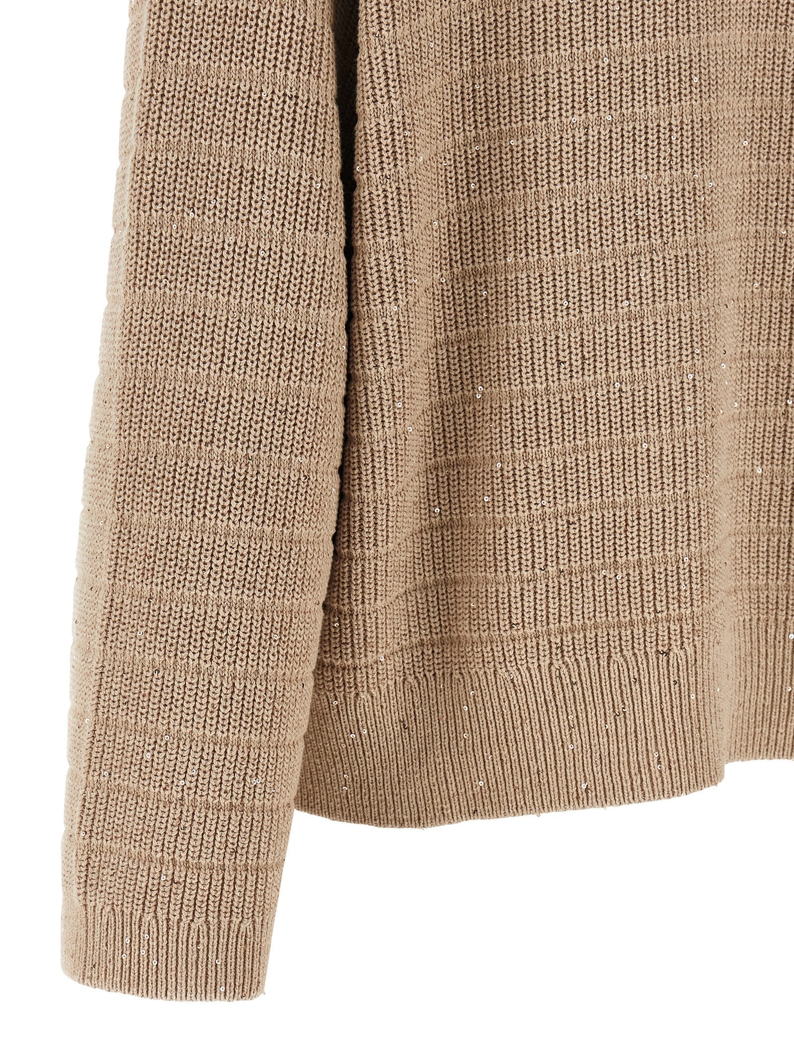 BRUNELLO CUCINELLI - BRUNELLO CUCINELLI - Diamond Cotton sweater - Women’s Knitwear
