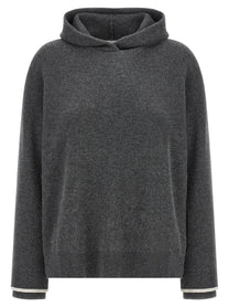 BRUNELLO CUCINELLI - BRUNELLO CUCINELLI - Hooded sweater - Women’s Knitwear