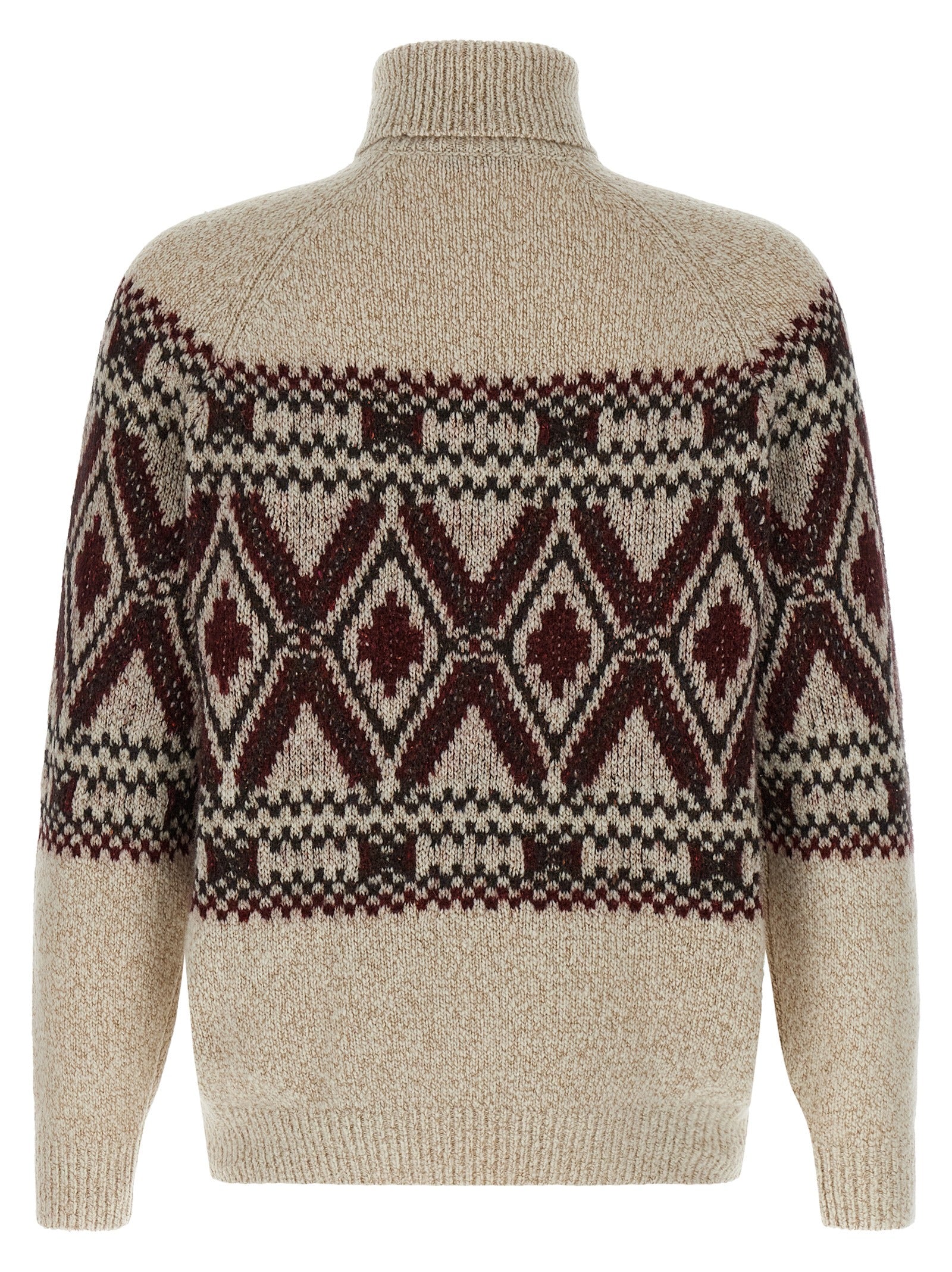 BRUNELLO CUCINELLI - BRUNELLO CUCINELLI - ’Geometric Jacquard’ sweater - Men’s Knitwear