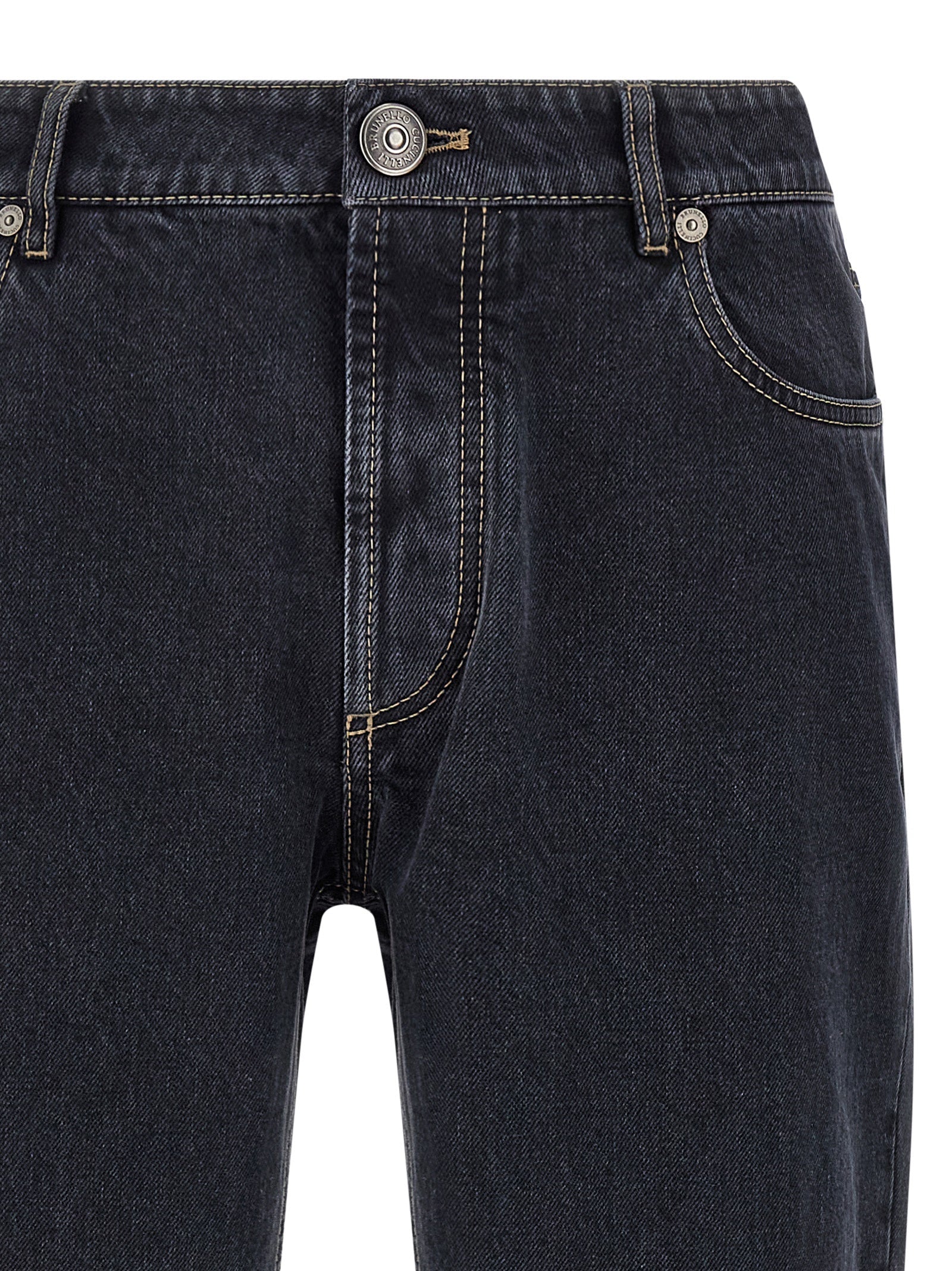 BRUNELLO CUCINELLI - BRUNELLO CUCINELLI - Garment-dyed jeans - Men’s Bottoms