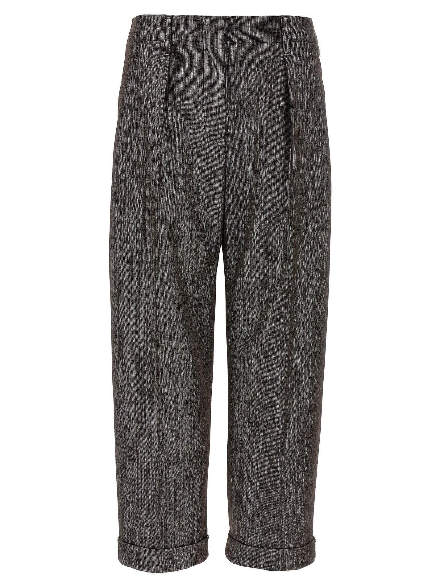 BRUNELLO CUCINELLI - BRUNELLO CUCINELLI - Lurex pants - Women’s Pants