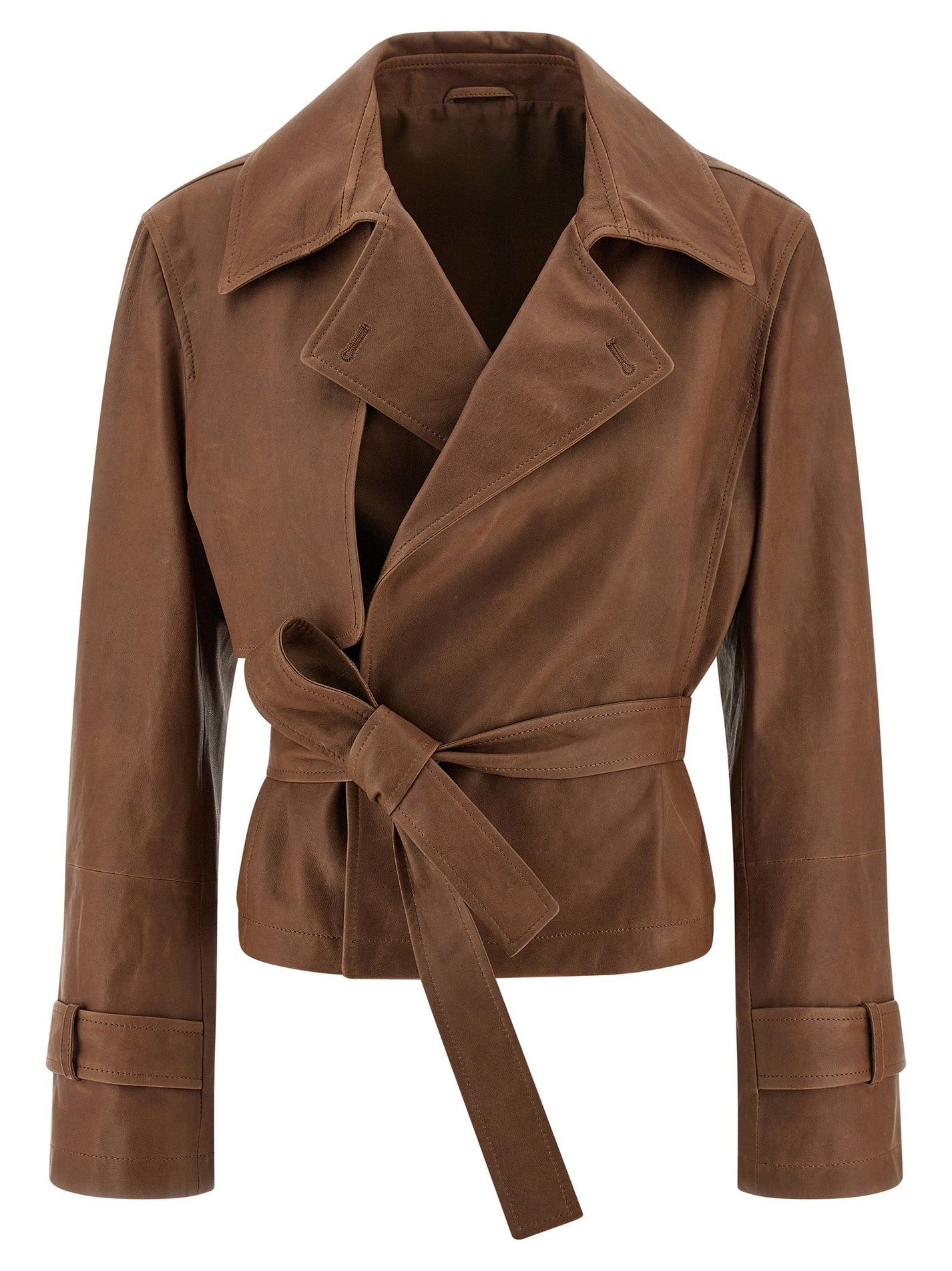 BRUNELLO CUCINELLI - BRUNELLO CUCINELLI - ’Crop’ trench coat - Women’s Outerwear