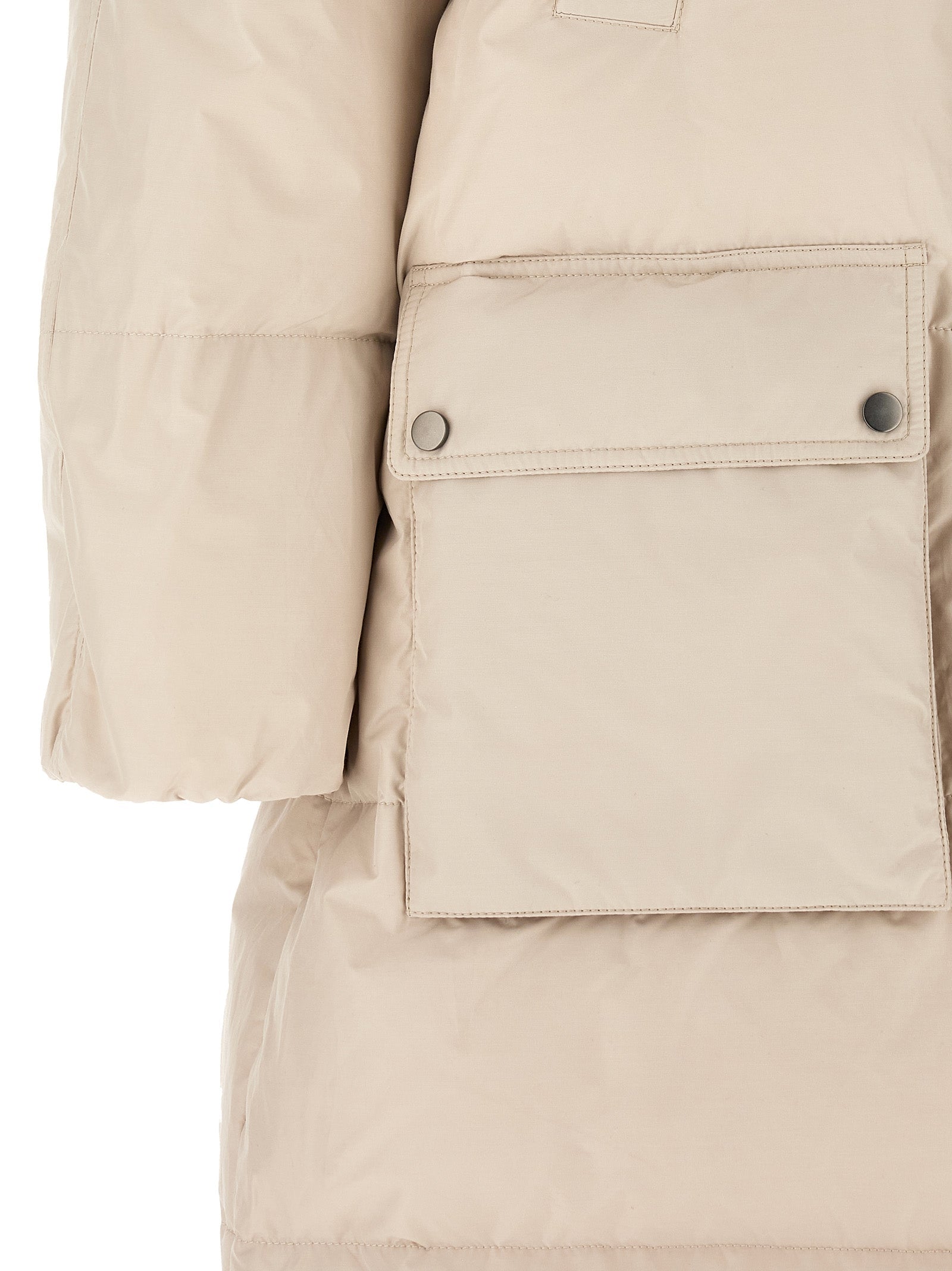 BRUNELLO CUCINELLI - BRUNELLO CUCINELLI - ’Shiny Zipper Pull’ down jacket - Women’s Outerwear