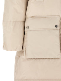 BRUNELLO CUCINELLI - BRUNELLO CUCINELLI - ’Shiny Zipper Pull’ down jacket - Women’s Outerwear