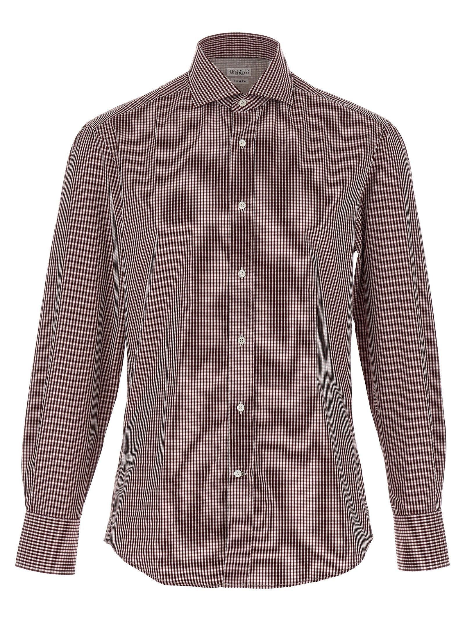 BRUNELLO CUCINELLI - BRUNELLO CUCINELLI - Check shirt - Men’s Tops