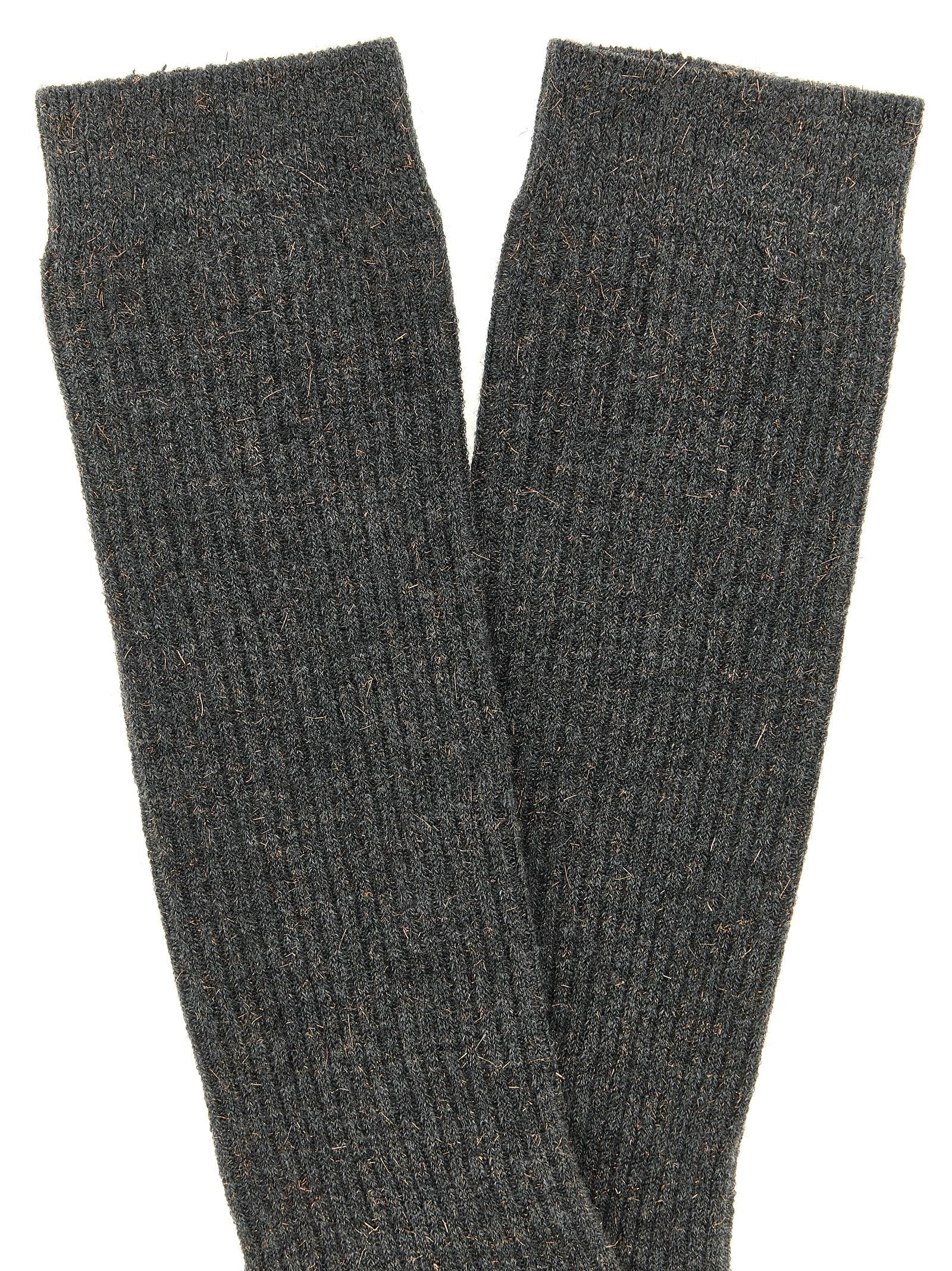 BRUNELLO CUCINELLI - BRUNELLO CUCINELLI - ’Sparkling’ ribbed socks - Women’s Accessories