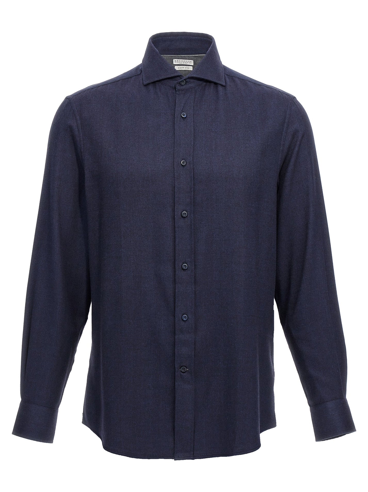 BRUNELLO CUCINELLI - BRUNELLO CUCINELLI - Herringbone shirt - Men’s Tops