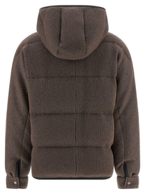 BRUNELLO CUCINELLI - BRUNELLO CUCINELLI - Lame wool down jacket - Women’s Outerwear