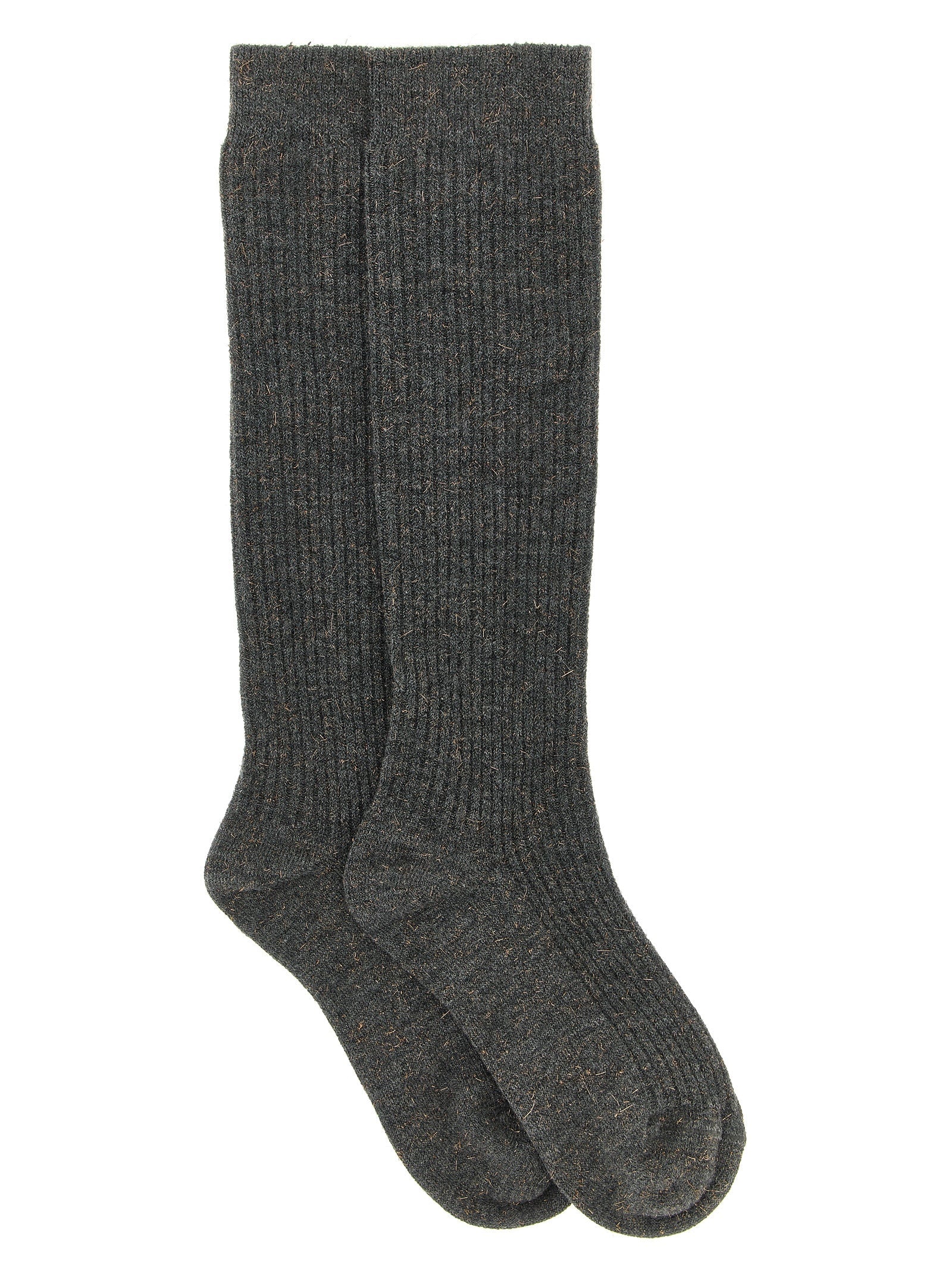 BRUNELLO CUCINELLI - BRUNELLO CUCINELLI - ’Sparkling’ ribbed socks - Women’s Accessories