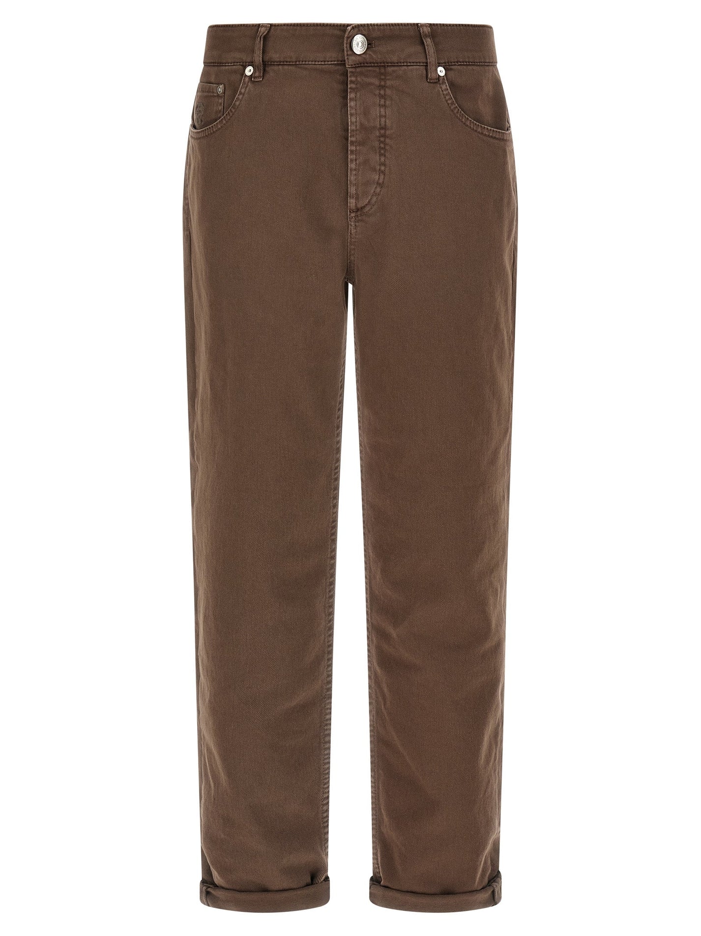 BRUNELLO CUCINELLI - BRUNELLO CUCINELLI - Garment-dyed jeans - Men’s Bottoms