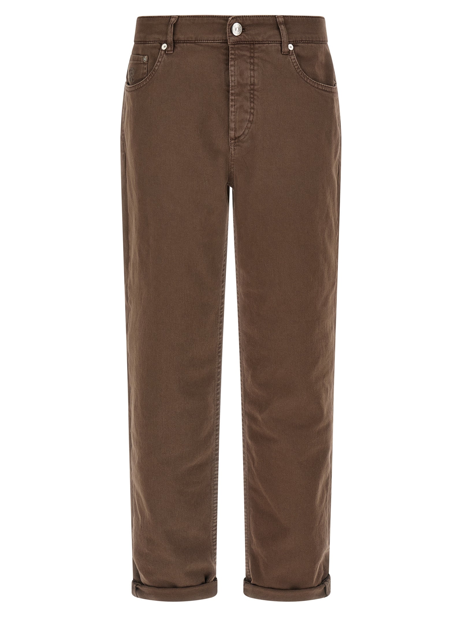 BRUNELLO CUCINELLI - BRUNELLO CUCINELLI - Garment-dyed jeans - Men’s Bottoms