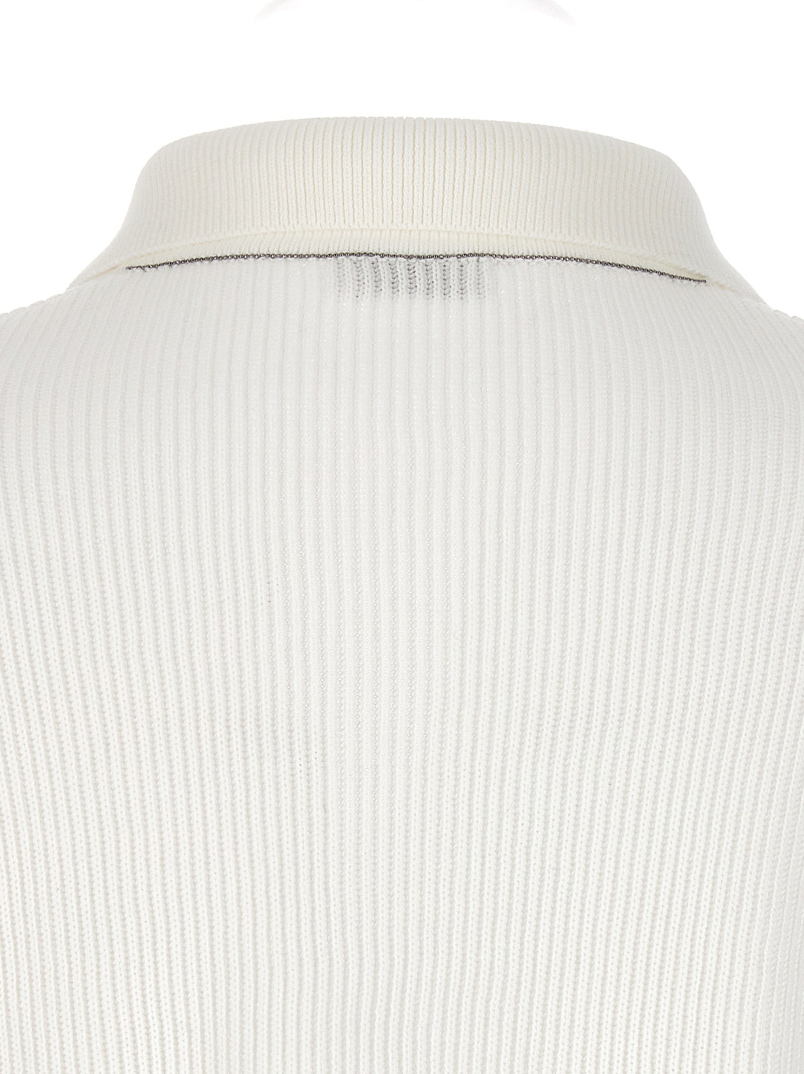 BRUNELLO CUCINELLI - BRUNELLO CUCINELLI - English rib polo shirt - Women’s Top