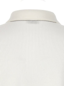 BRUNELLO CUCINELLI - BRUNELLO CUCINELLI - English rib polo shirt - Women’s Top