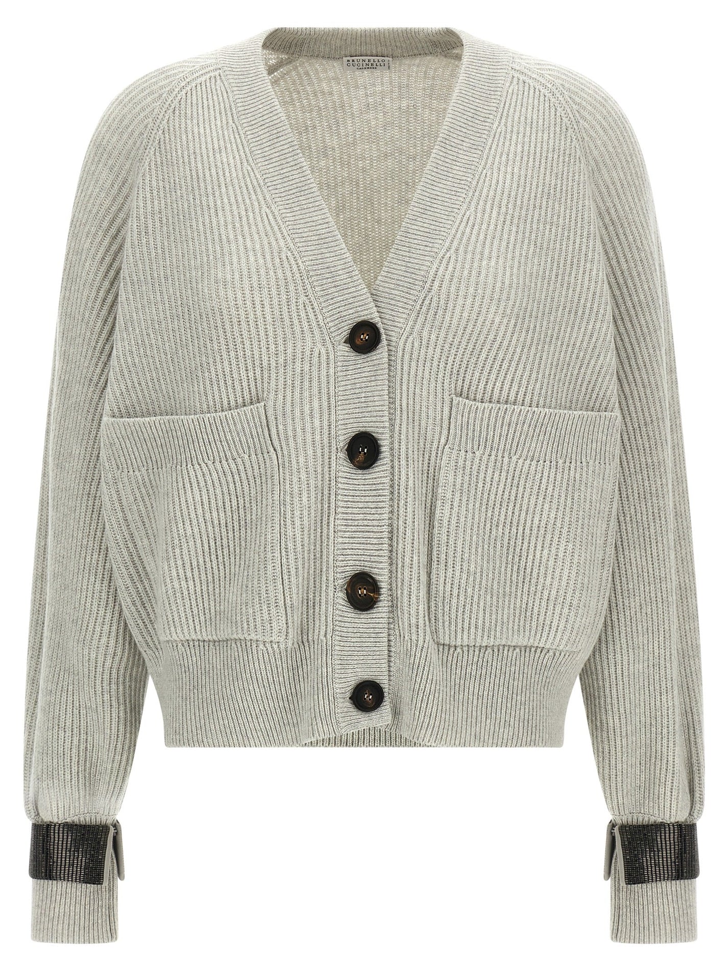 BRUNELLO CUCINELLI - BRUNELLO CUCINELLI - Monile cuff cardigan - Women’s Knitwear