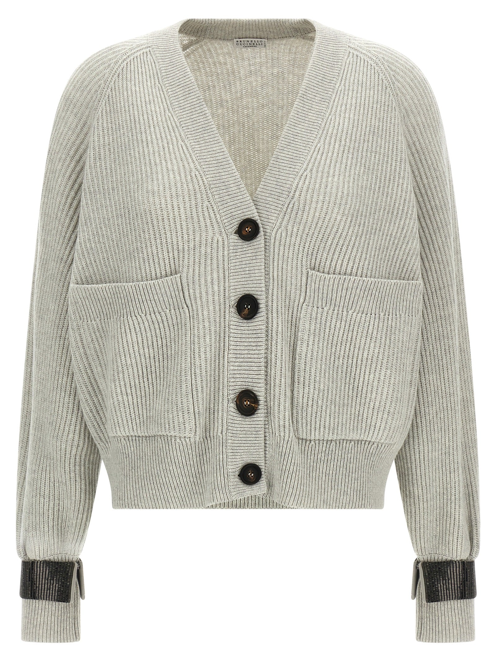 BRUNELLO CUCINELLI - BRUNELLO CUCINELLI - Monile cuff cardigan - Women’s Knitwear