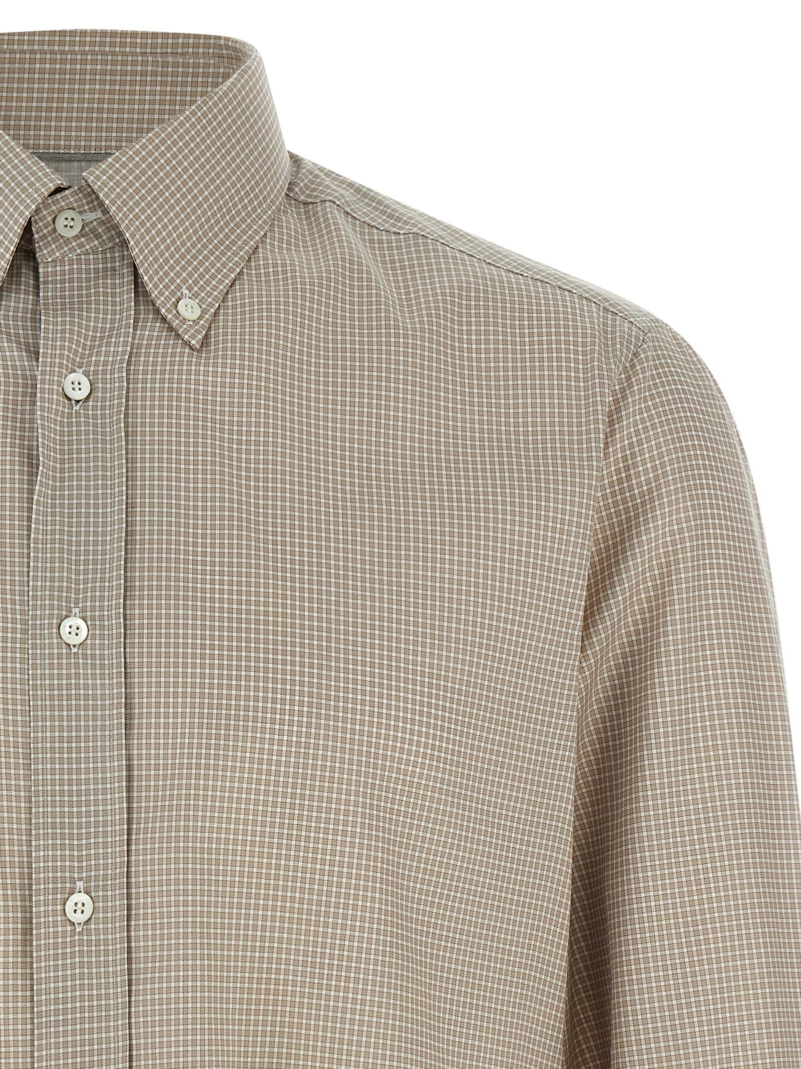 BRUNELLO CUCINELLI - BRUNELLO CUCINELLI - Check shirt - Men’s Tops