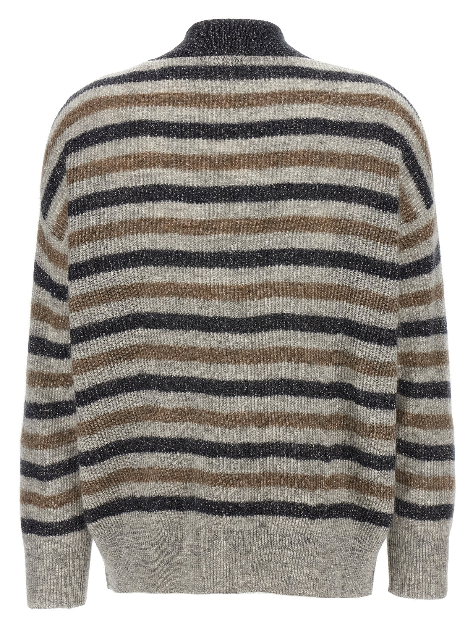 BRUNELLO CUCINELLI - BRUNELLO CUCINELLI - Lurex wool cardigan - Women’s Knitwear