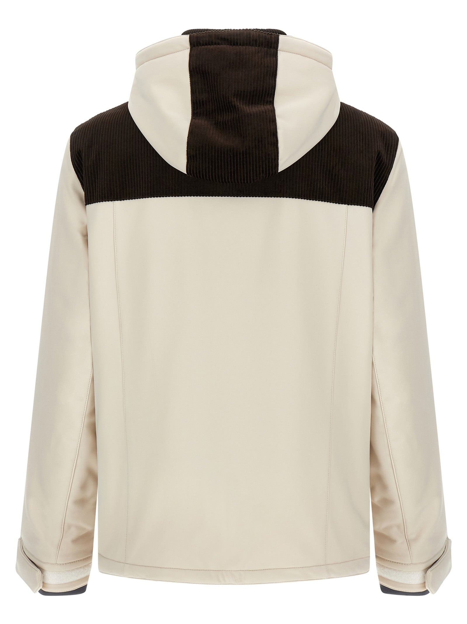 BRUNELLO CUCINELLI - BRUNELLO CUCINELLI - Corduroy insert ski jacket - Men’s Outerwear