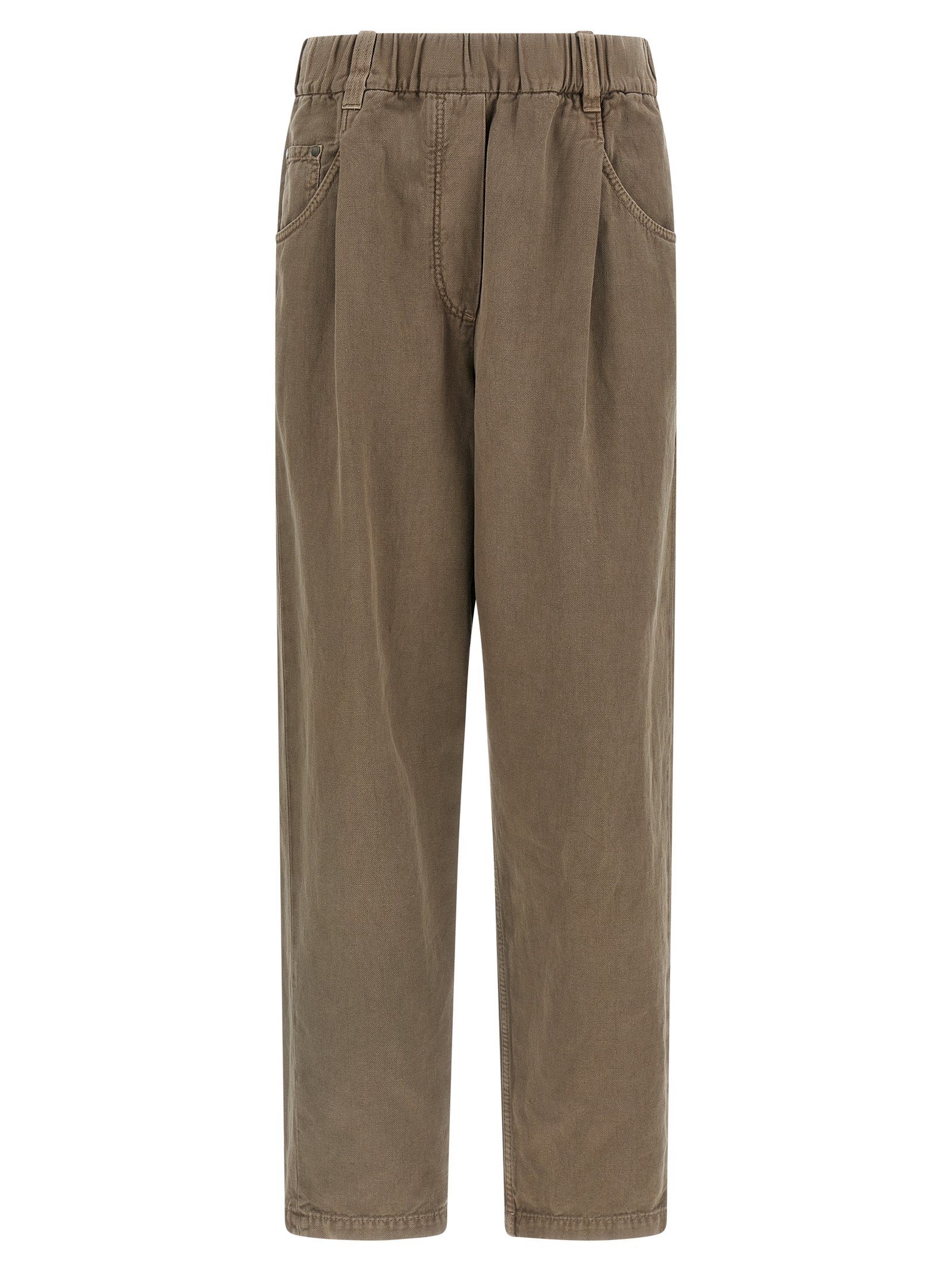 BRUNELLO CUCINELLI - BRUNELLO CUCINELLI - Cotton trousers - Women’s Pants