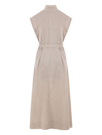 Brunello Cucinelli - Brunello Cucinelli long linen dress - Dresses