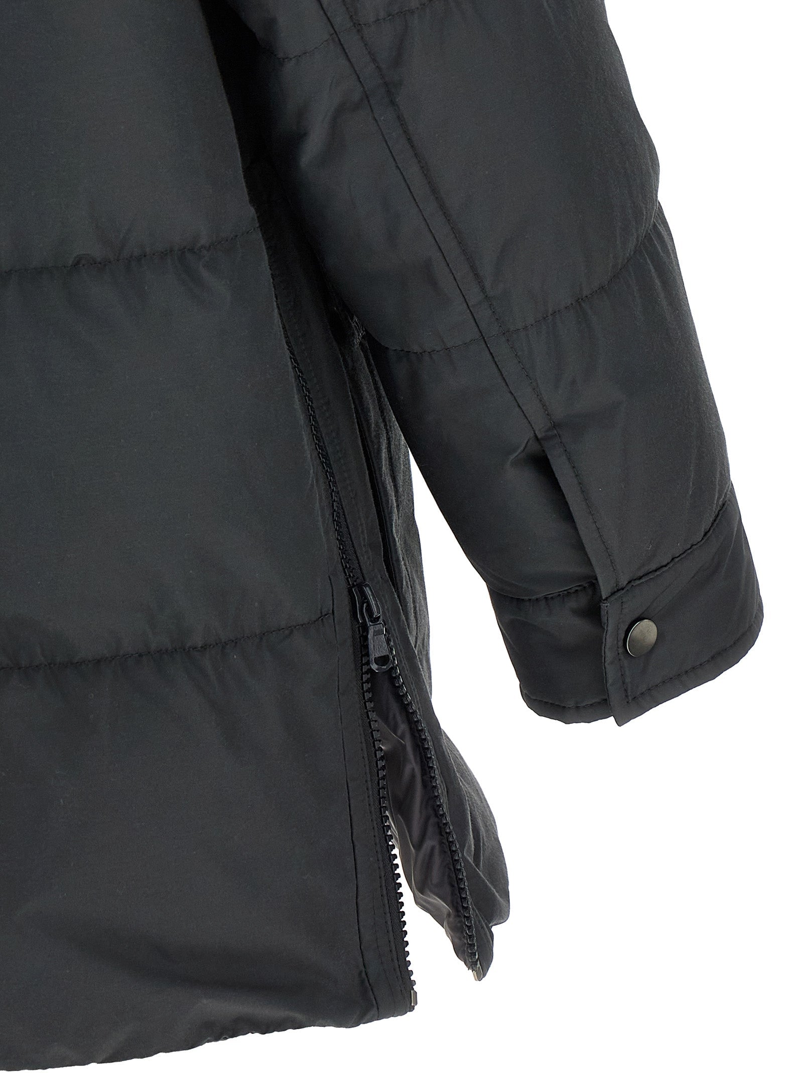 BRUNELLO CUCINELLI - BRUNELLO CUCINELLI - Knitted neck down jacket - Women’s Outerwear