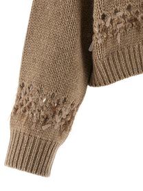 BRUNELLO CUCINELLI - BRUNELLO CUCINELLI - Drop sequin sweater - Women’s Knitwear