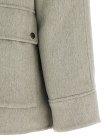 BRUNELLO CUCINELLI - BRUNELLO CUCINELLI - Sheepskin insert jacket - Women’s Outerwear