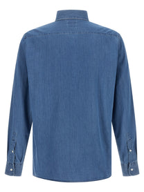BRUNELLO CUCINELLI - BRUNELLO CUCINELLI - Denim shirt - Men’s Tops