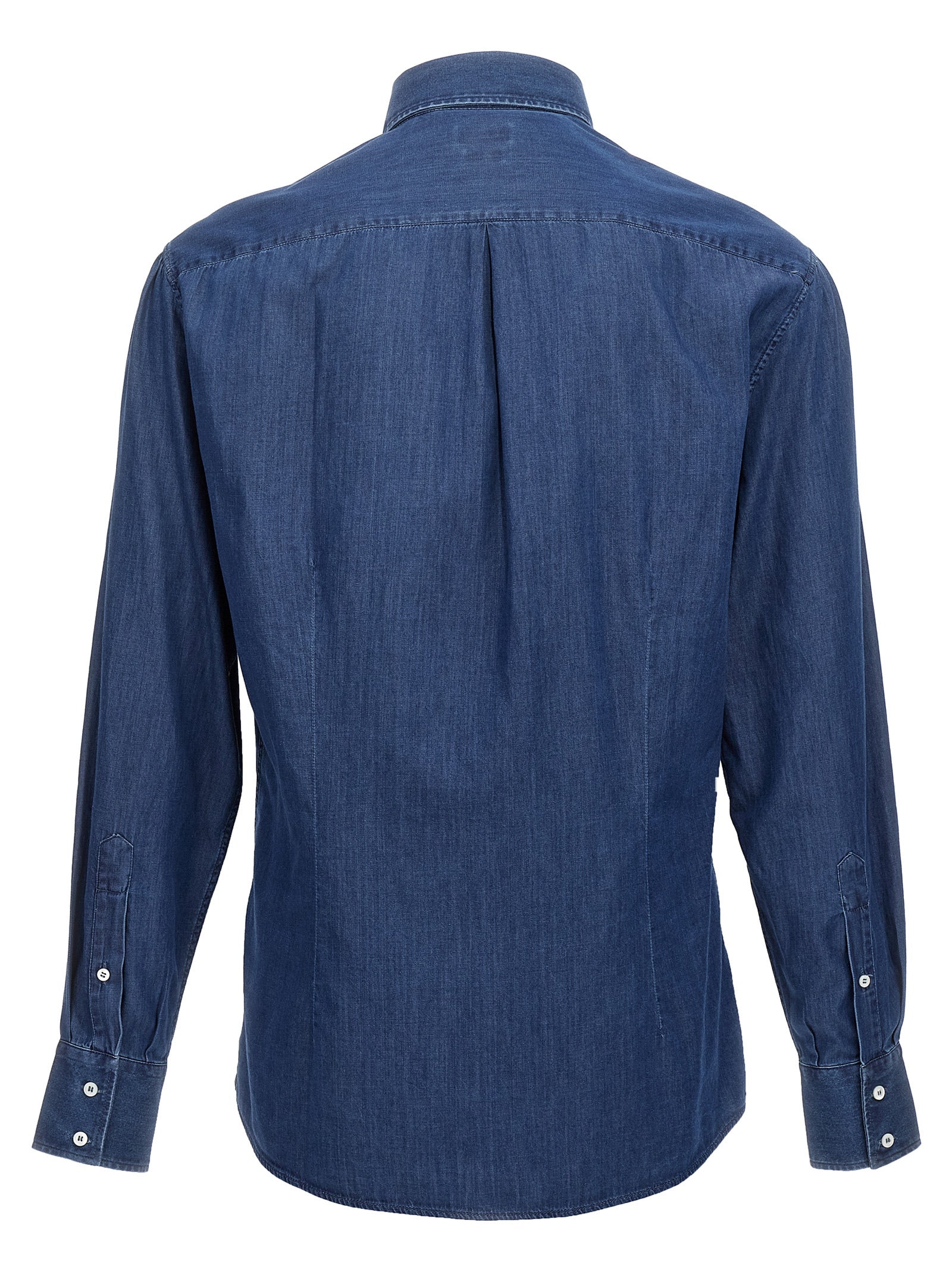 BRUNELLO CUCINELLI - BRUNELLO CUCINELLI - Chambray shirt - Men’s Tops