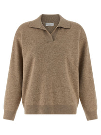 BRUNELLO CUCINELLI - BRUNELLO CUCINELLI - Polo Monile - Women’s Top