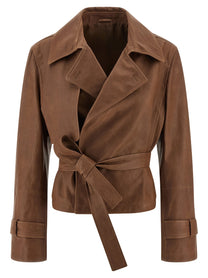 BRUNELLO CUCINELLI - BRUNELLO CUCINELLI - ’Crop’ trench coat - Women’s Outerwear
