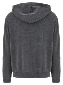 BRUNELLO CUCINELLI - BRUNELLO CUCINELLI - ’Precious Zipper Pull’ Hoodie - Women’s Sweatshirts