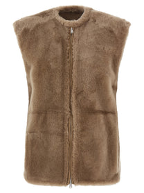 BRUNELLO CUCINELLI - BRUNELLO CUCINELLI - Sheepskin insert jacket - Women’s Outerwear