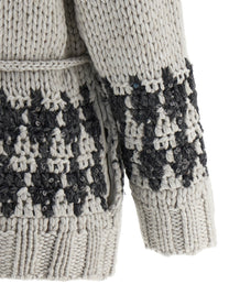 BRUNELLO CUCINELLI - BRUNELLO CUCINELLI - ’OPERA Prince of Wales’ cardigan - Women’s Knitwear