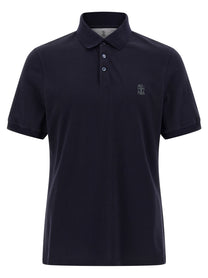 BRUNELLO CUCINELLI - BRUNELLO CUCINELLI - Piqué polo shirt - Men’s Tops