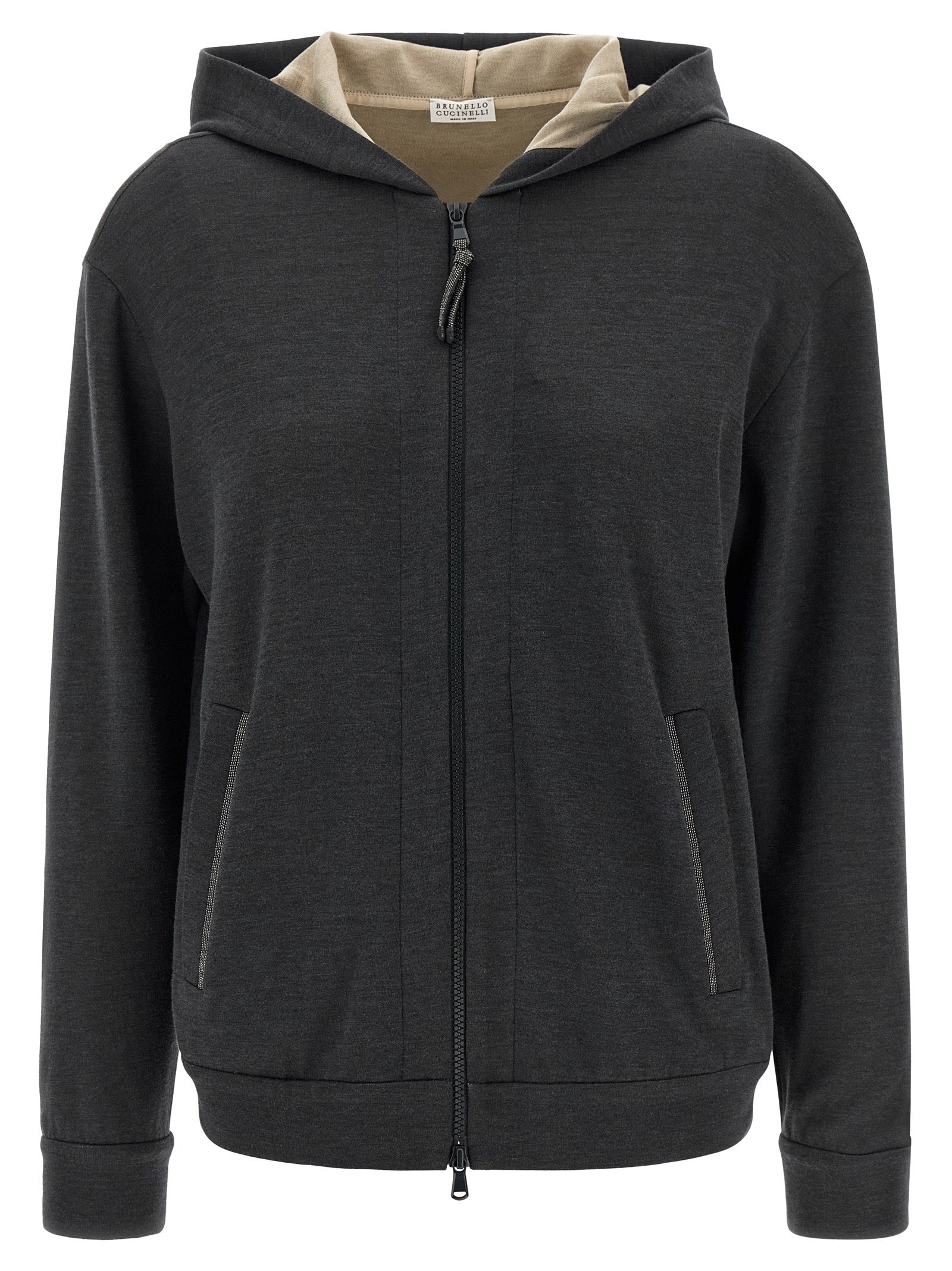 BRUNELLO CUCINELLI - BRUNELLO CUCINELLI - Monile hoodie - Women’s Sweatshirts