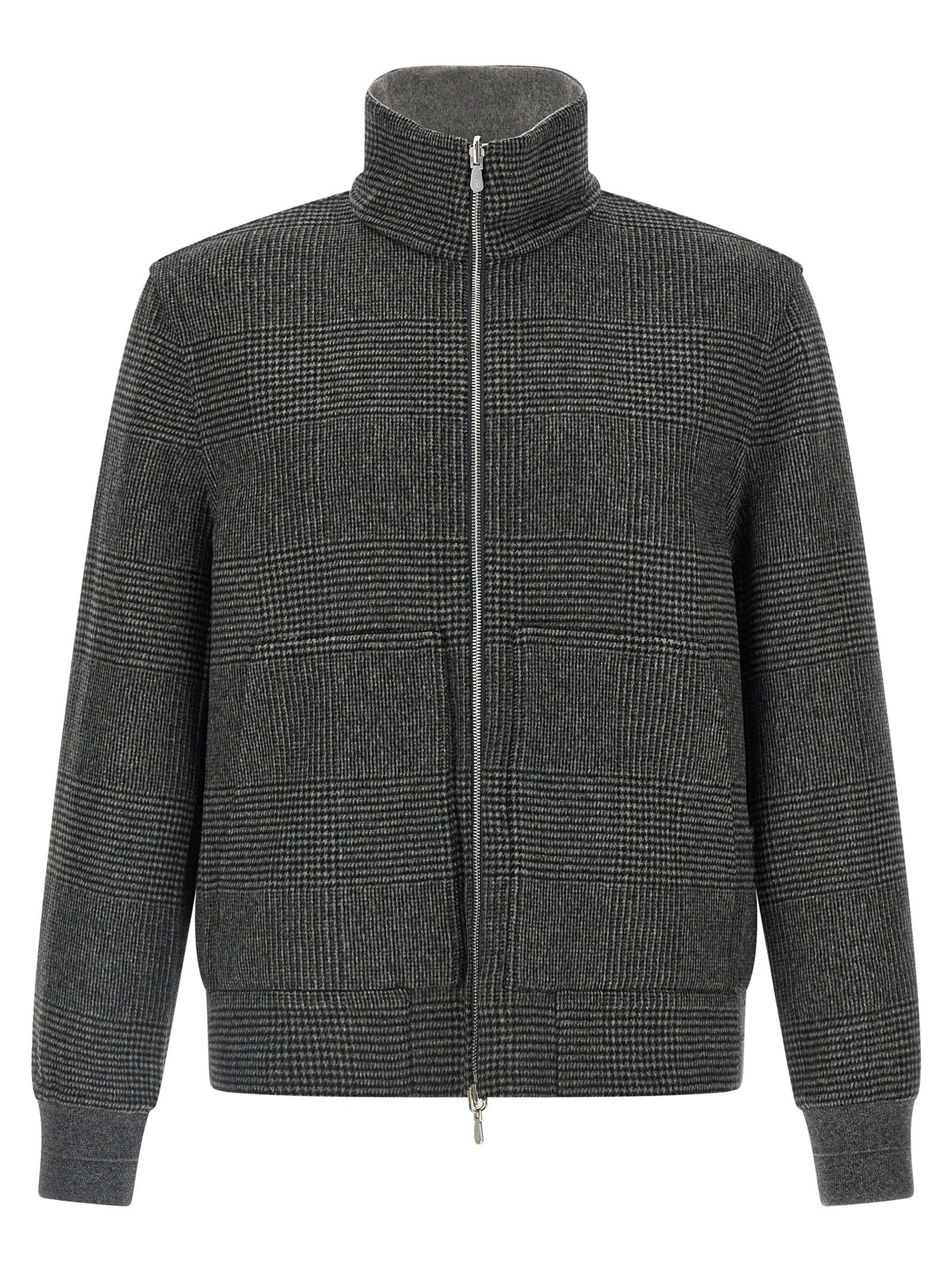 BRUNELLO CUCINELLI - BRUNELLO CUCINELLI - Cashmere reversible bomber jacket - Men’s Outerwear